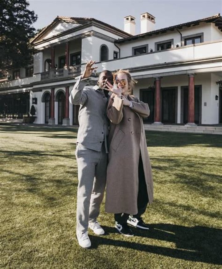 Adele Reveals She & Rich Paul Have Moved In Together As She Shares Photo Of Their New House