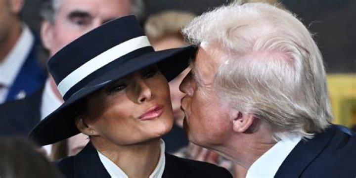 Barron Trump, 13, Looks Dapper In Navy Suit & Tie While Arriving At White House With Donald & Melania