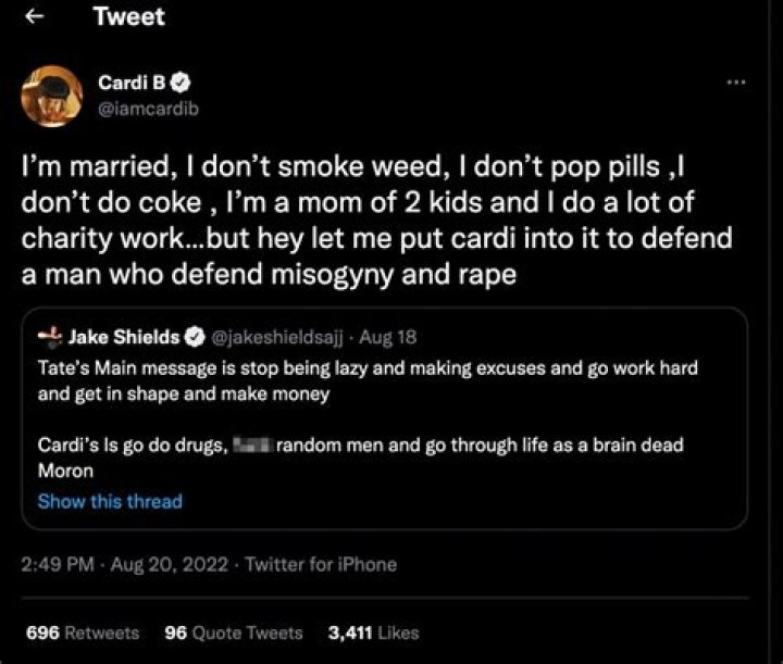 Cardi B Claps Back Over Criticism Of Her ‘Billboard’ Woman Of The Year Title: ‘Eat It Up’ — Watch