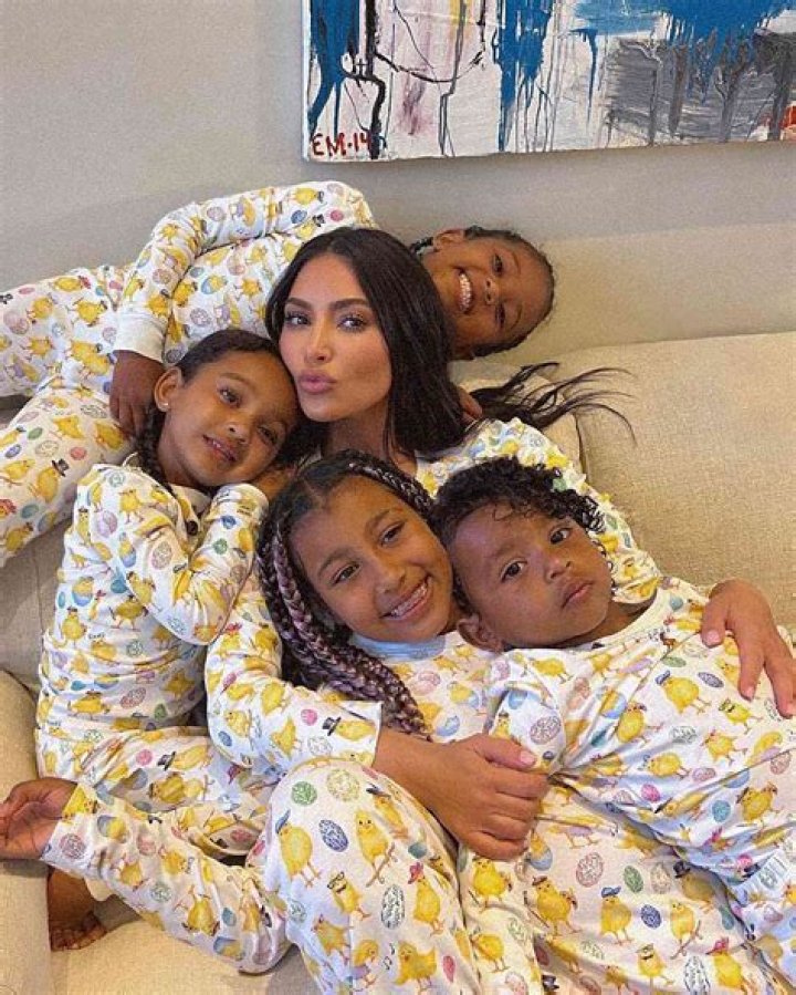 Kim Kardashian Cuddles Kids In Pics From Spring Break – Hollywood Life