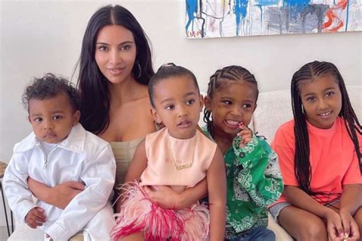 Kim Kardashian & Kanye West Spend Family Vacation Focusing On Their 4 Kids — He Is ‘Most Happy’ With Them