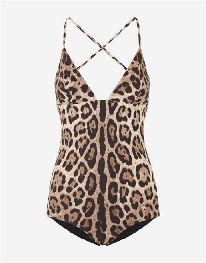 Kourtney Kardashian Rocks Leopard Print One-Piece Swimsuit In Sexy Photo