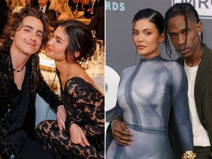 Kylie Jenner & Travis Scott Reunite At Launch Of Stormi-Inspired Cosmetics Collection — See Pic