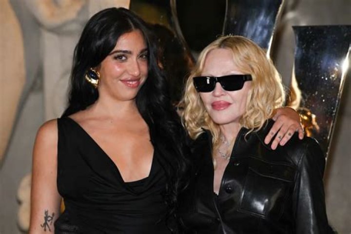 Madonna’s Daughter Lourdes Rocks Devil-Inspired Corset Dress On NYFW Runway