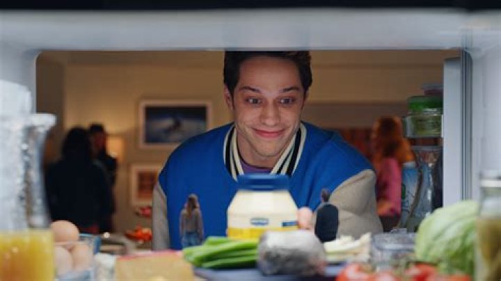 Pete Davidson Eats Jon Hamm & Brie Larson In Hellmann’s Super Bowl Ad – Hollywood Life