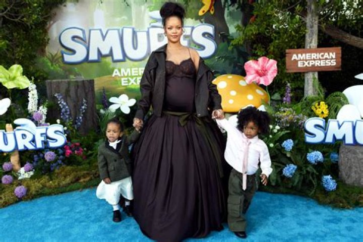 Pregnant Rihanna Wears Black Mini As She Holds Hands With A$AP Rocky After Gucci Show – Photos