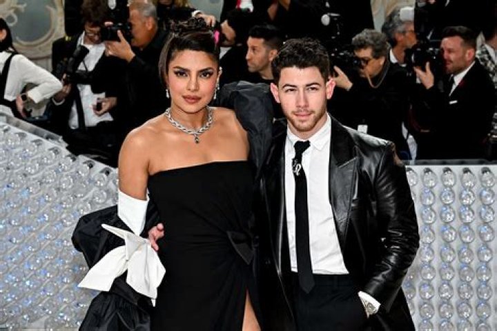Priyanka Chopra, 37, Stuns in Low-Cut Gold Patterned Minidress In Miami — See Pics