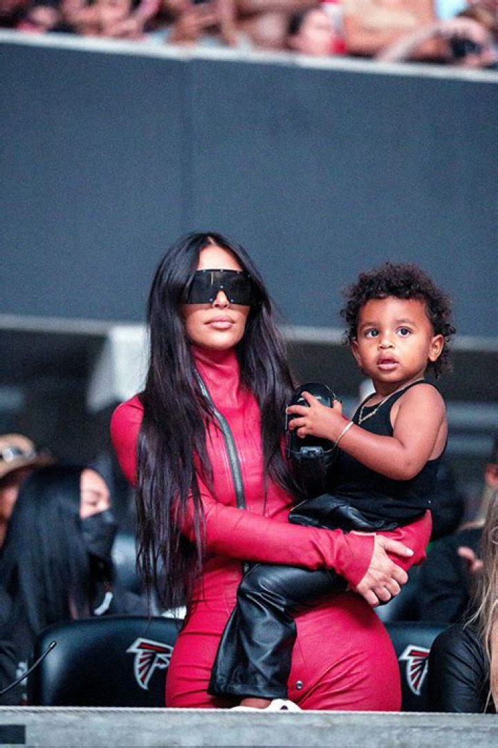 Psalm West Rocks Necklace Covered In Emeralds For 3rd Birthday – Hollywood Life