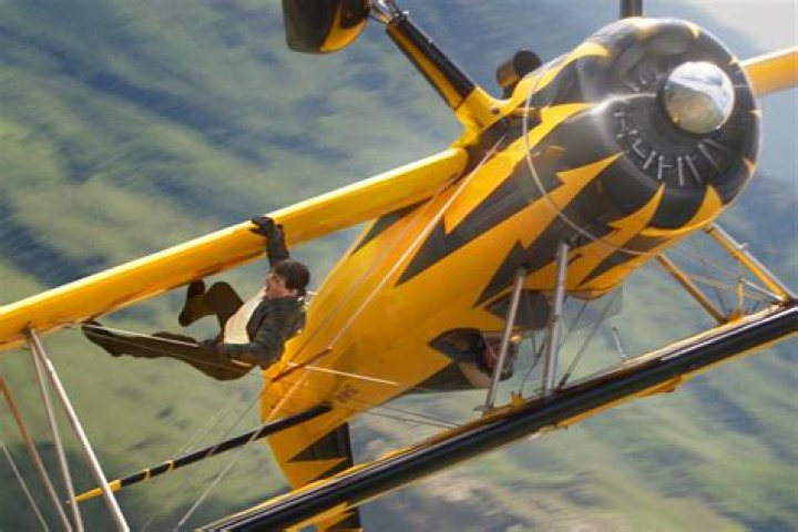 Tom Cruise’s Airplane Stunt For ‘Mission Impossible’: Photos – Hollywood Life