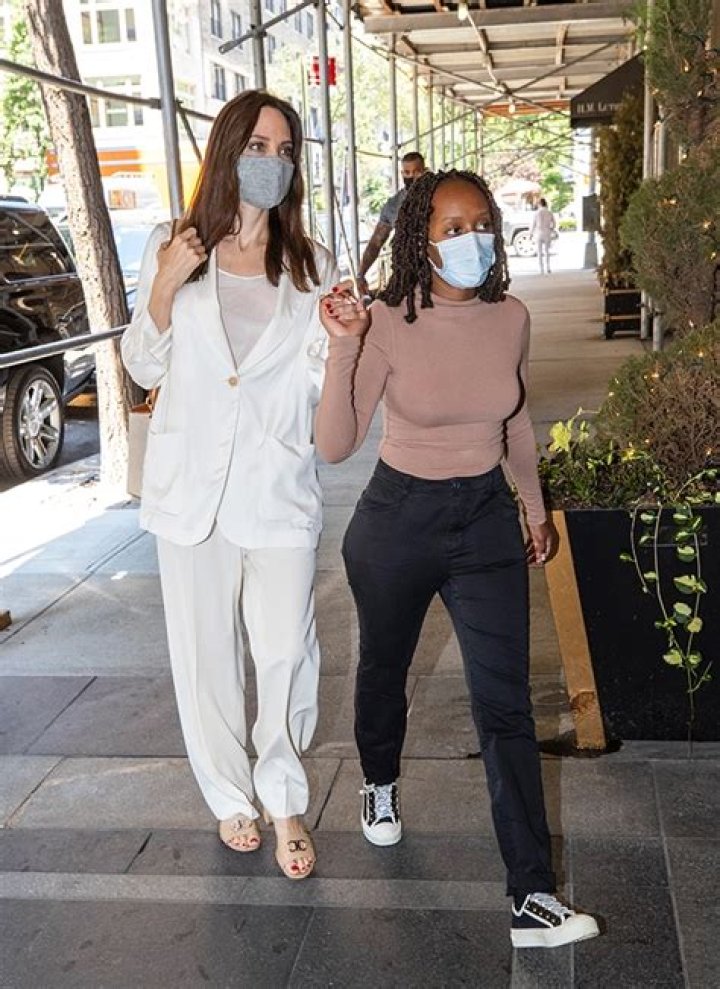 Zahara Jolie-Pitt, 16, Looks So Grown Up While Holding Hands With Mom Angelina Jolie In NYC